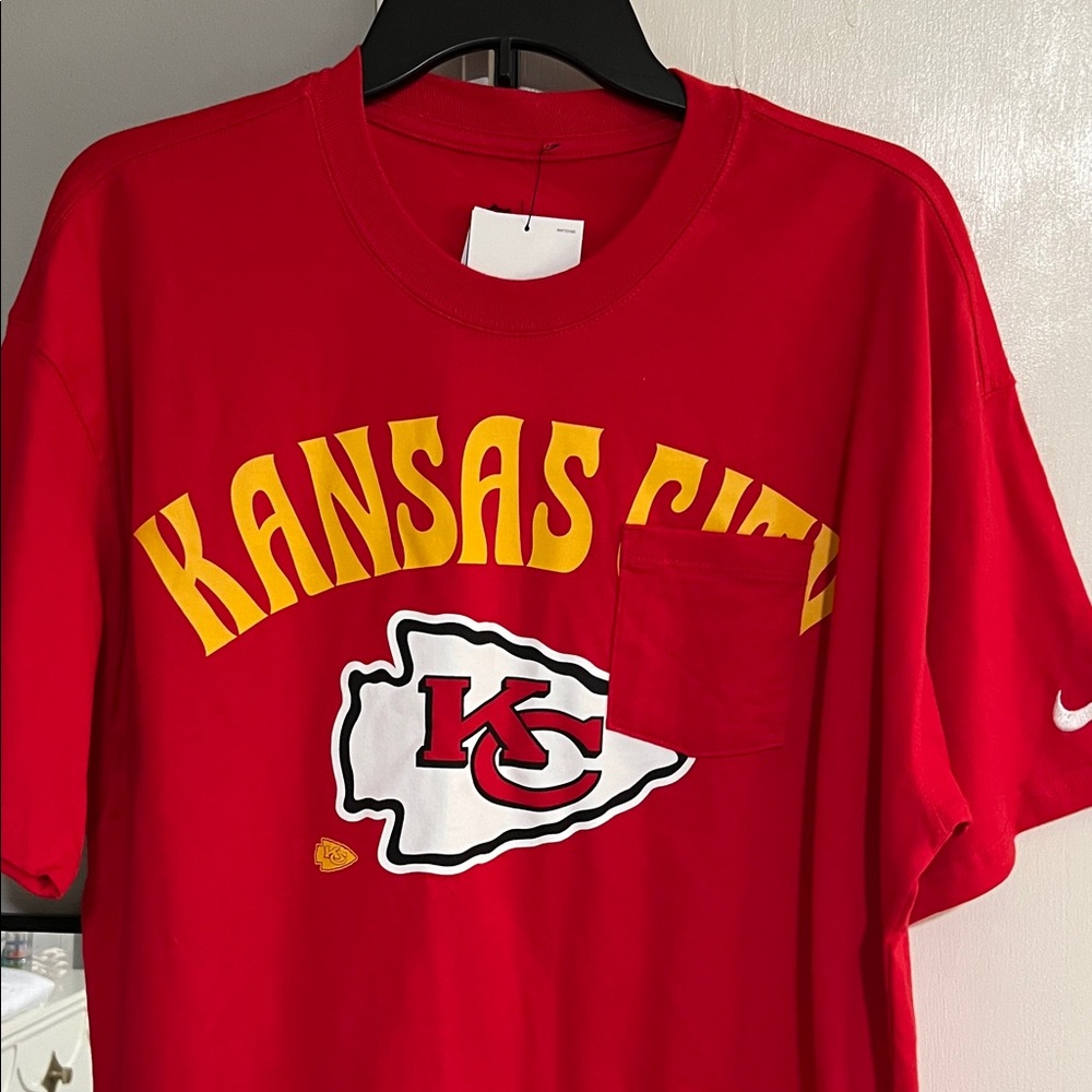 Kansas City Chiefs Red Short Sleeve Tee